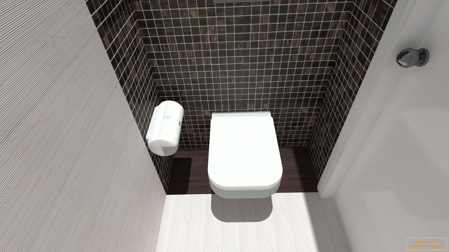 мозаїчна плитка в дизайне туалета