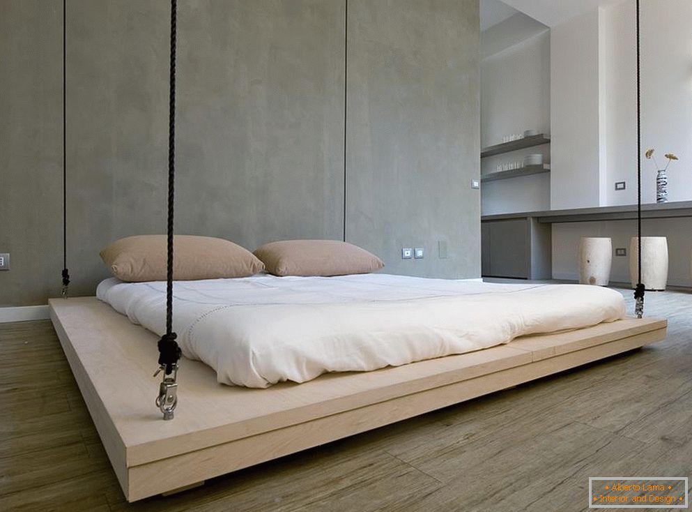 Інтер'єр спальні в стилі мінімалізм