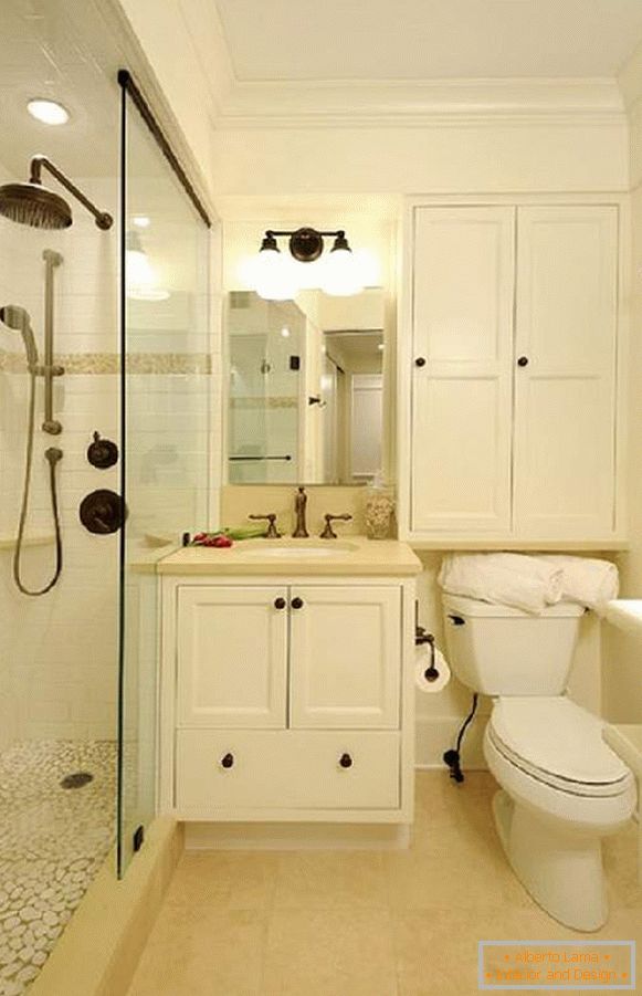 ідеї ремонту маленької ванної кімнати, фото 34