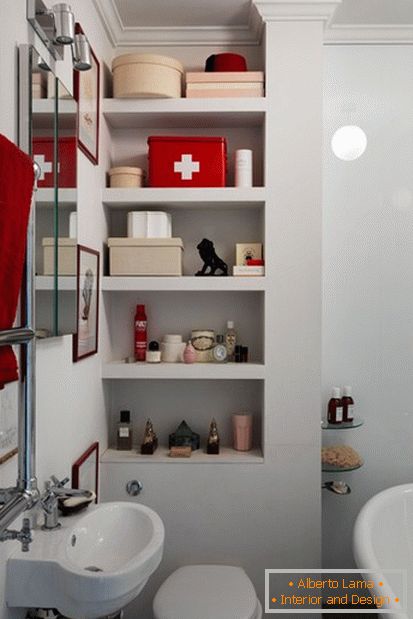 Дизайн інтер'єру маленької ванної кімнати, фото 2