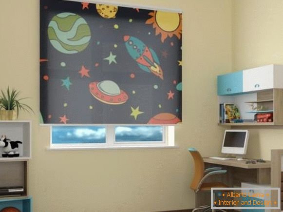 рулонні штори в дитячу кімнату для хлопчика, фото 42