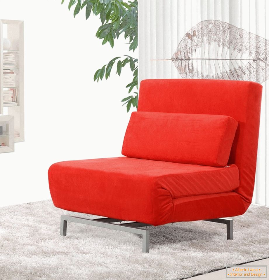 Яскраво-червоний диван