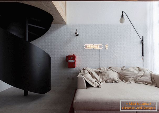 Розкладний диван в дизайні інтер'єру малогабаритної квартири