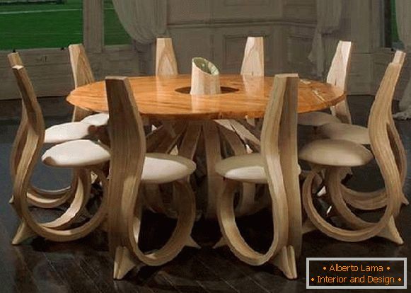 сучасна дизайнерські меблі з дерева, фото 10
