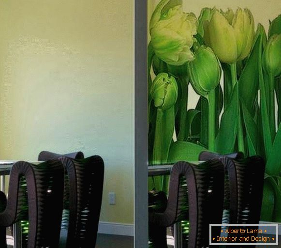 фотошпалери на кухню квіти, фото 34