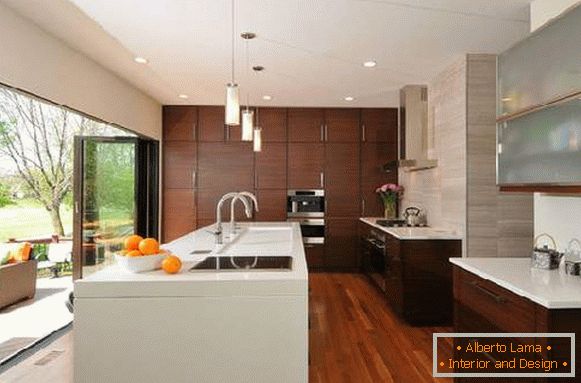 кухні в сучасному стилі фото в квартирі, фото 3