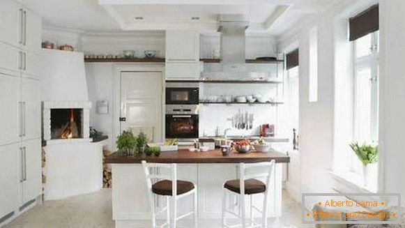фото сучасних кухонь в приватному будинку, фото 79
