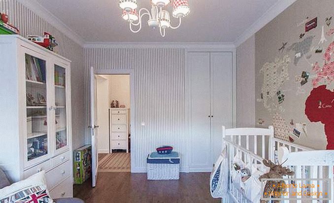 Дизайн двокімнатної квартири для сім'ї з дитиною - фото дитячої кімнати