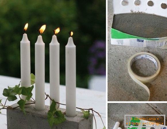 Як зробити свічники своїми руками