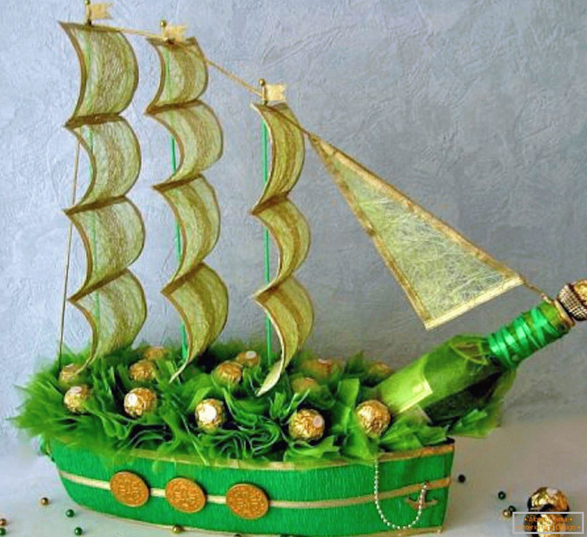 Корабель з цукерок