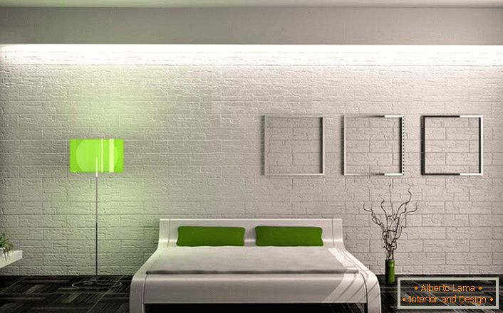 Спальня в стилі мінімалізм - это минимум мебели и декоративных элементов. Не перегруженный интерьер оставляет спальню светлой и просторной.