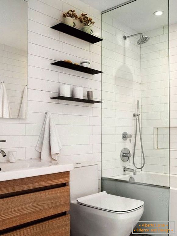 Дизайн ванної кімнати в свіжому сучасному стилі