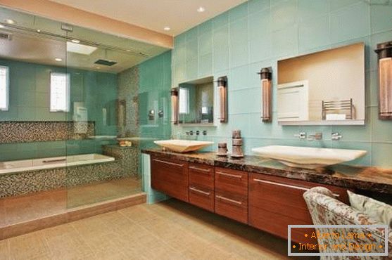 Оформлення ванної кімнати в азіатському стилі