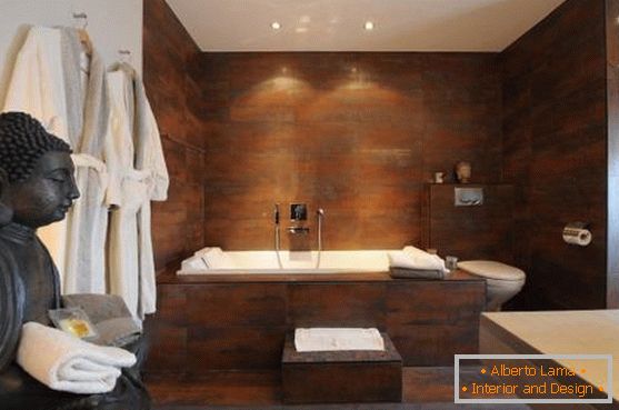 Дизайн ванної кімнати в азіатському стилі + спа