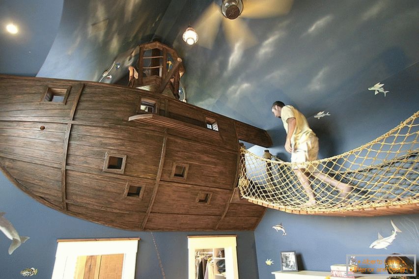 Кімната в стилі піратського корабля