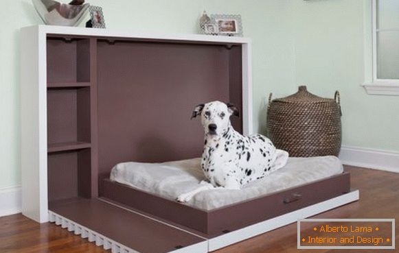 Відкидне ліжко для собаки