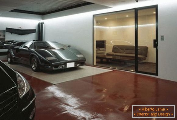 Вишуканий гараж для розкішних автомобілів
