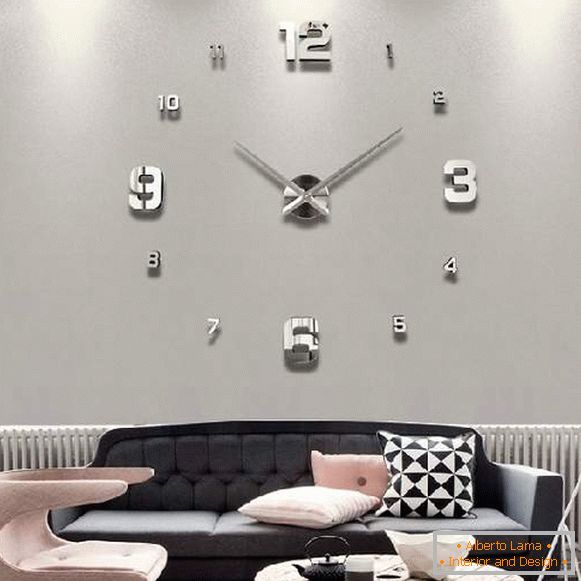 годинники настінні оригінальні для вітальні, фото 16