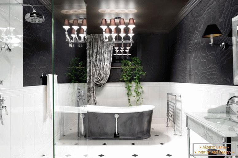 black-white-ваннаroom