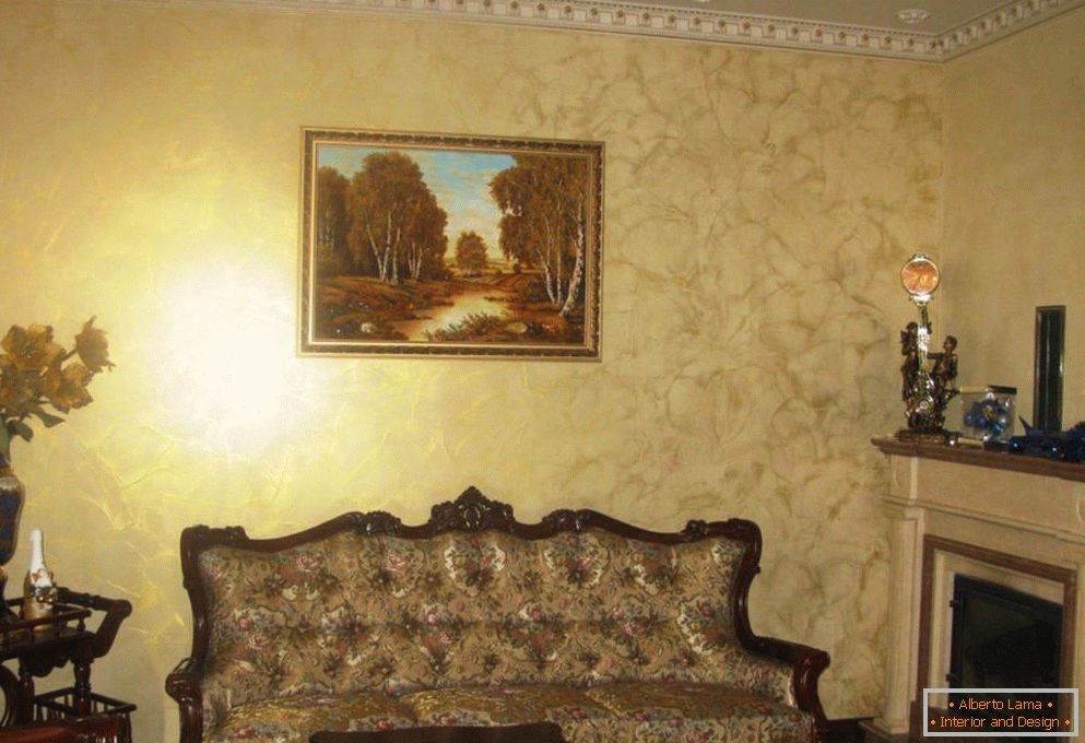 Картина над диваном