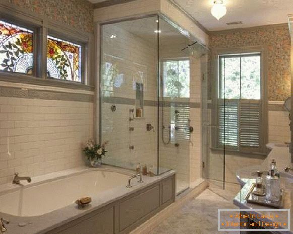 велика ванна кімната дизайн фото, фото 32