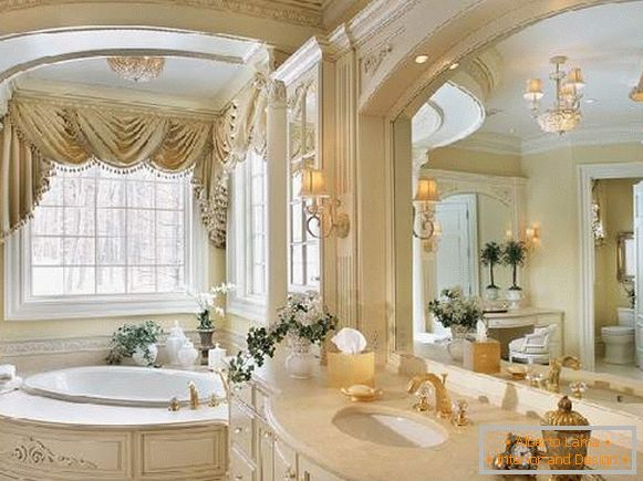 дизайн великої ванної кімнати в приватному будинку, фото 40