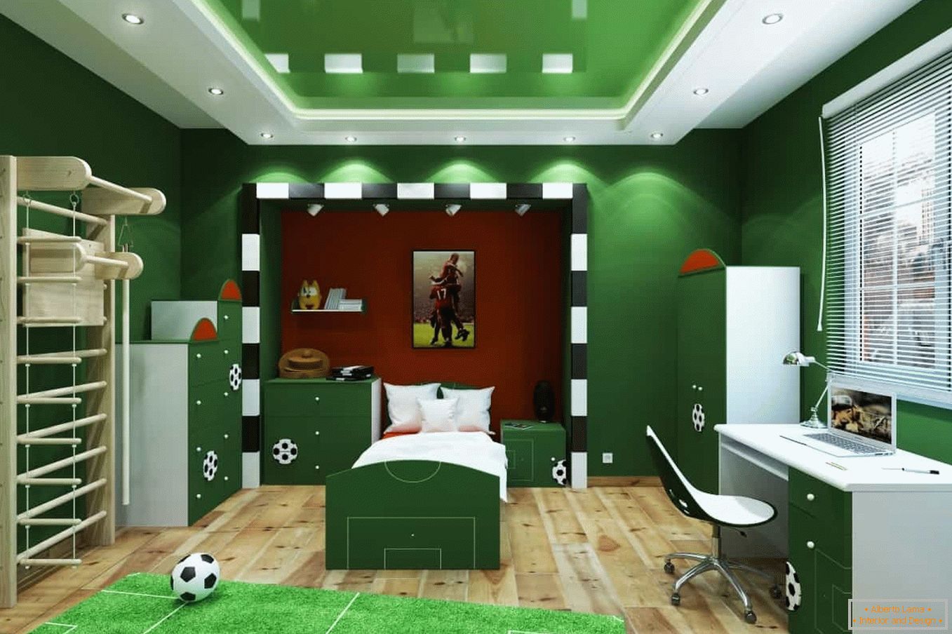 Зелена кімната - футбольне поле
