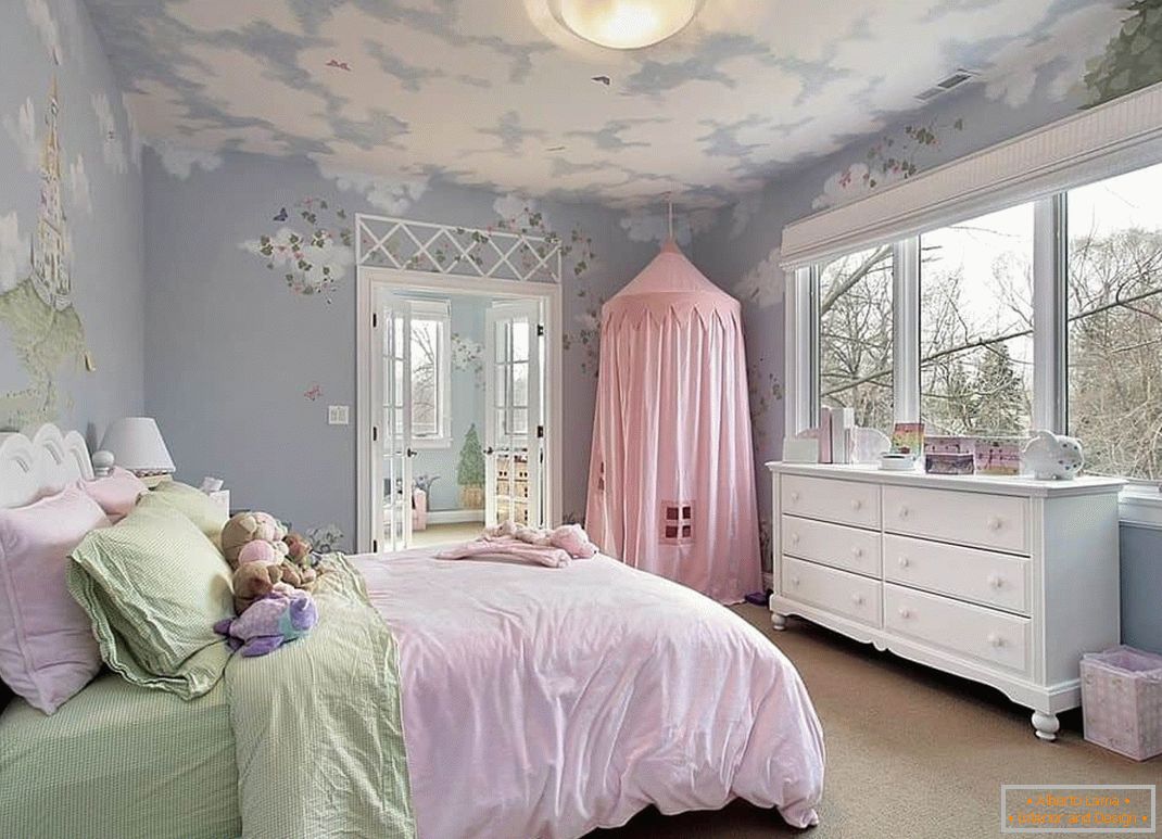 Спальня для двох дівчаток в стилі прованс