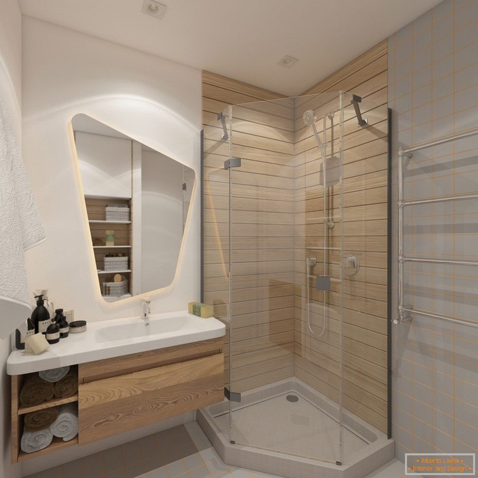 Дизайн інтер'єру ванної в екостилі
