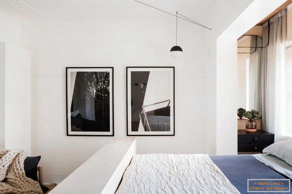 Дизайн інтер'єру маленької квартири в Сіднеї - спинка-подставка