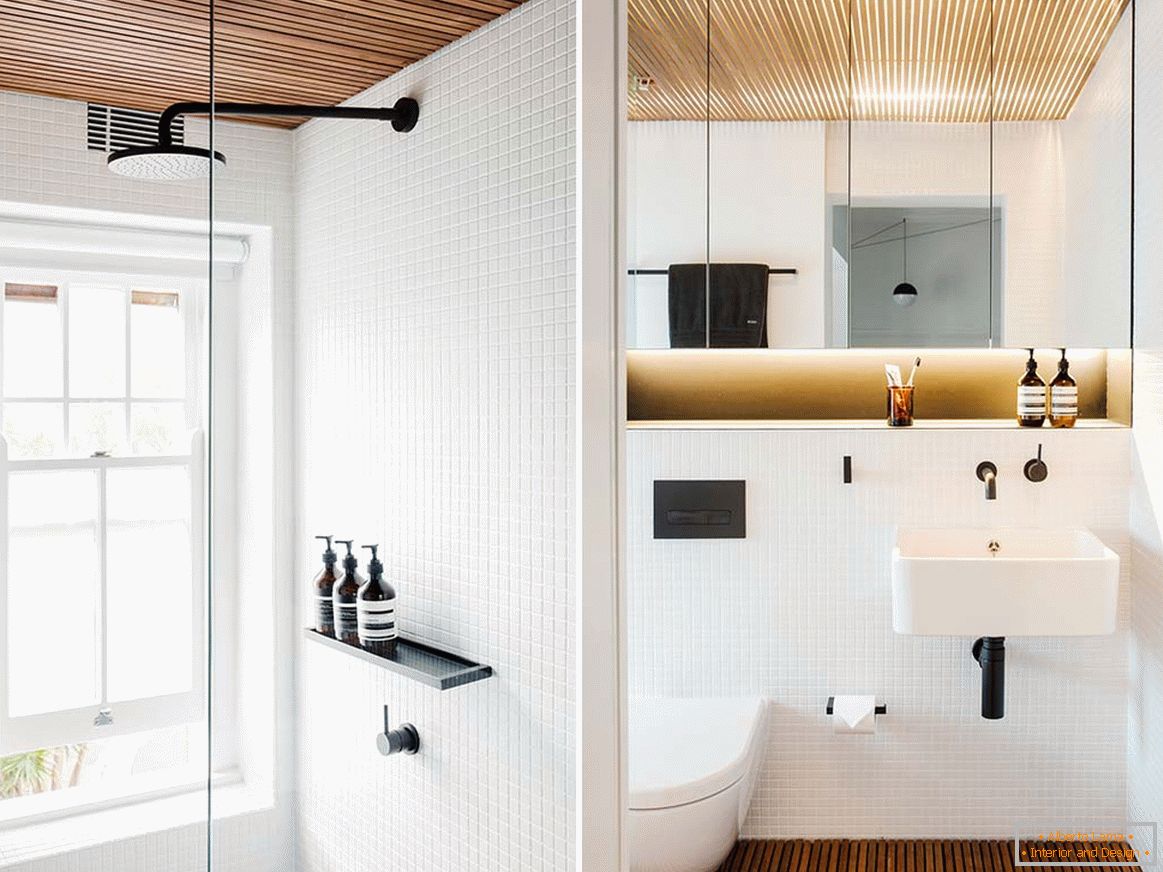 Дизайн інтер'єру маленької квартири в Сіднеї - ванная