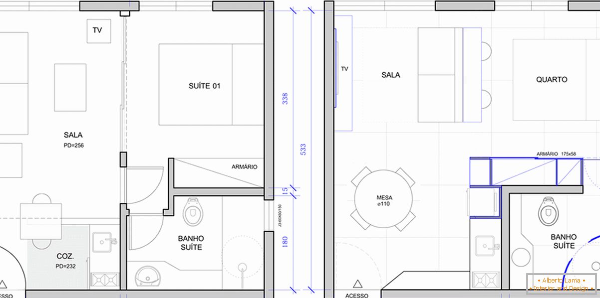 Планування крихітної квартири