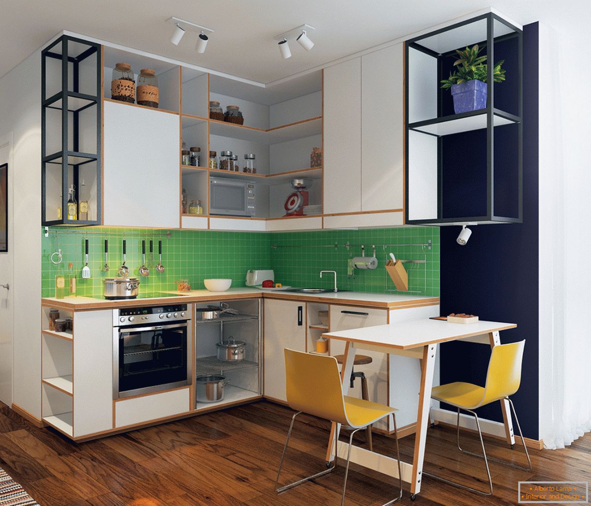 Дизайн кухні-вітальні