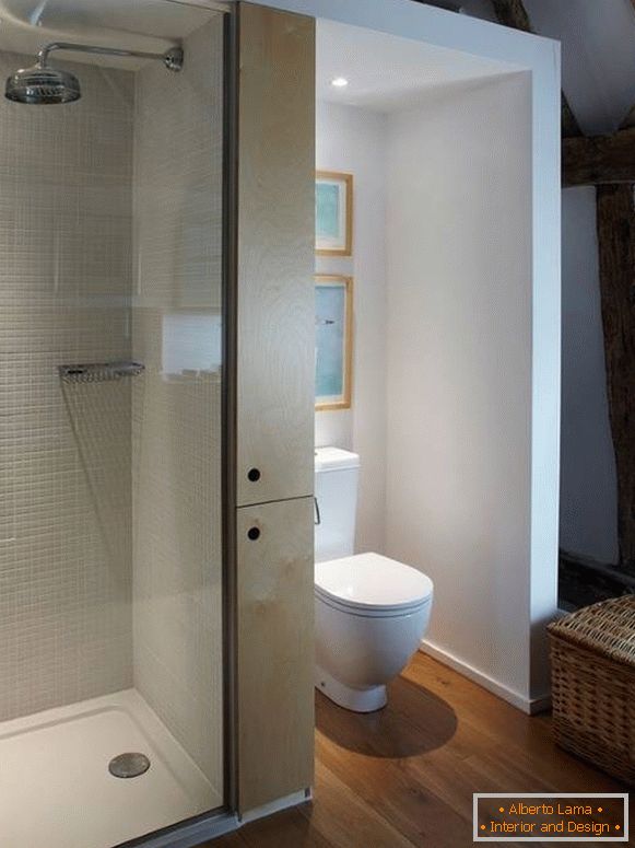 Незвичайна ванна кімната - дизайн фото санвузол суміщений