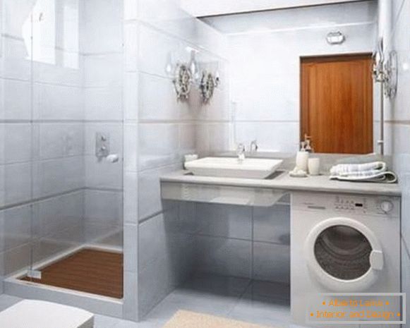 дизайн ванної в маленьких квартирах