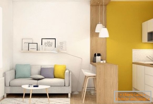 Дизайн однокімнатної квартири - фото 3