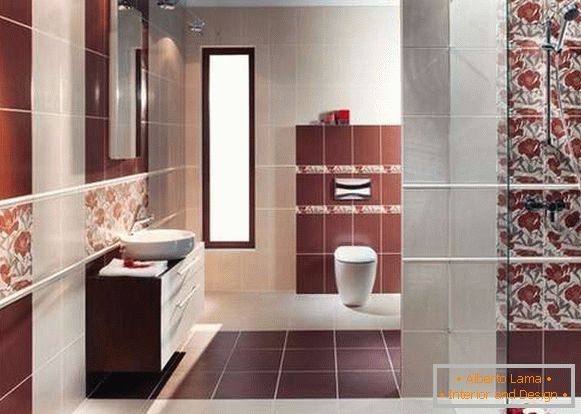 Дизайн плитки в туалете, фото 16
