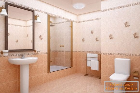 Дизайн плитки в туалете, фото 10