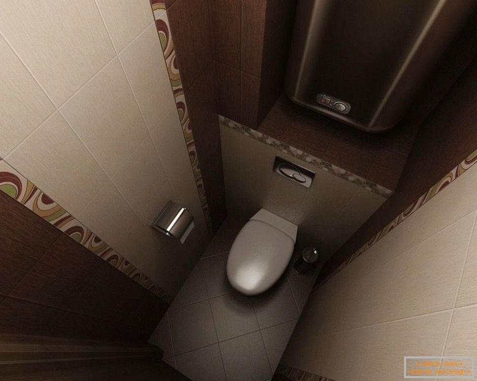 дизайн туалета маленького размера + фото