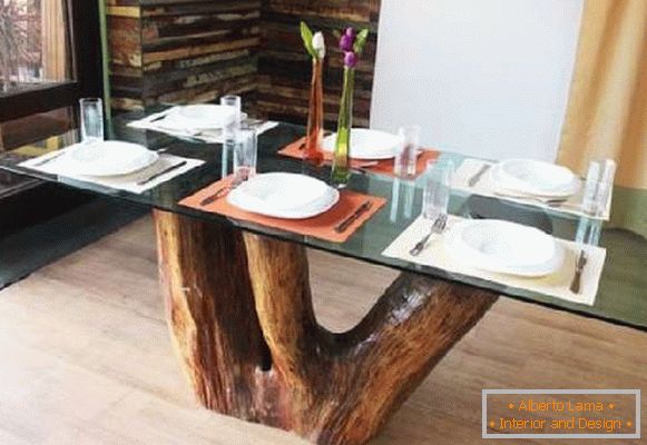 дизайнерські скляні столи для кухні, фото 11