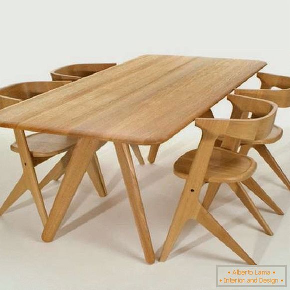 дерев'яні дизайнерські стільці, фото 36