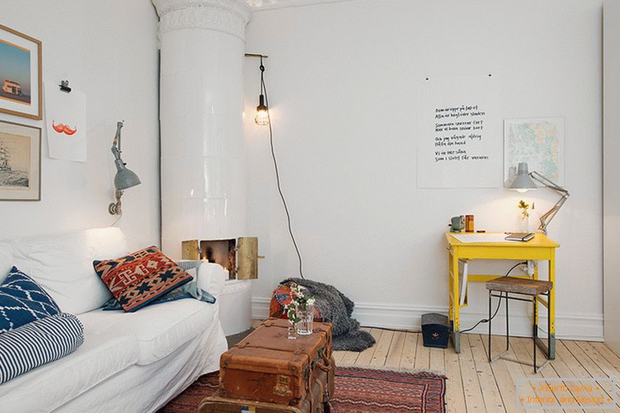 Однокімнатна квартира в Göteborg спроектована шведськими дизайнерами