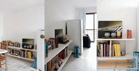 Інтер'єр невеликої квартири-студії для жінки
