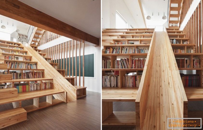 Незвичайна сходи-бібліотека