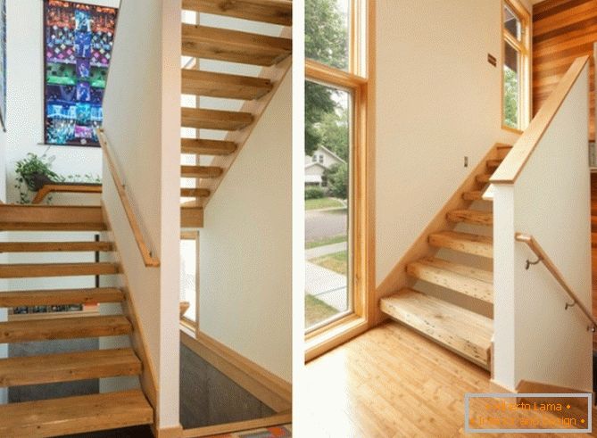 дерев'яні сходи