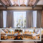 Вітальня в стилі шале - 70 фото оригінального дизайну