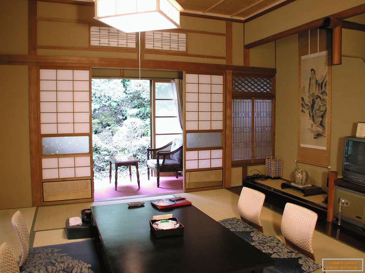 Вітальня в японському стилі