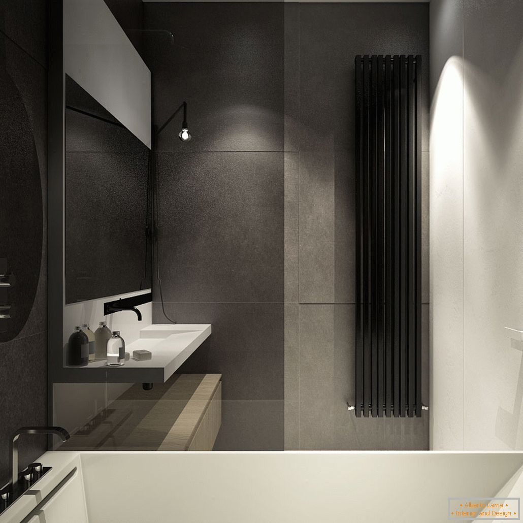 Дизайн ванної для маленької квартири в стилі лофт - фото 3