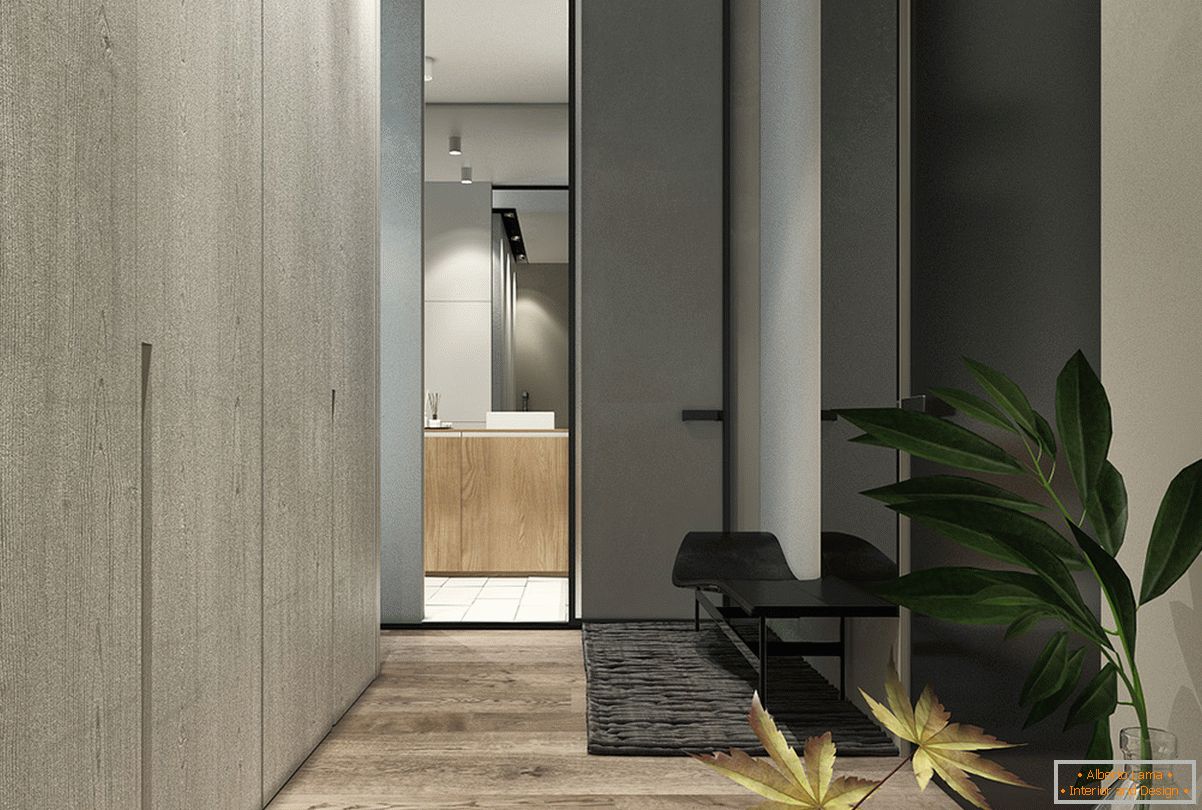 Дизайн коридору для маленької квартири в скандинавському стилі - фото 2