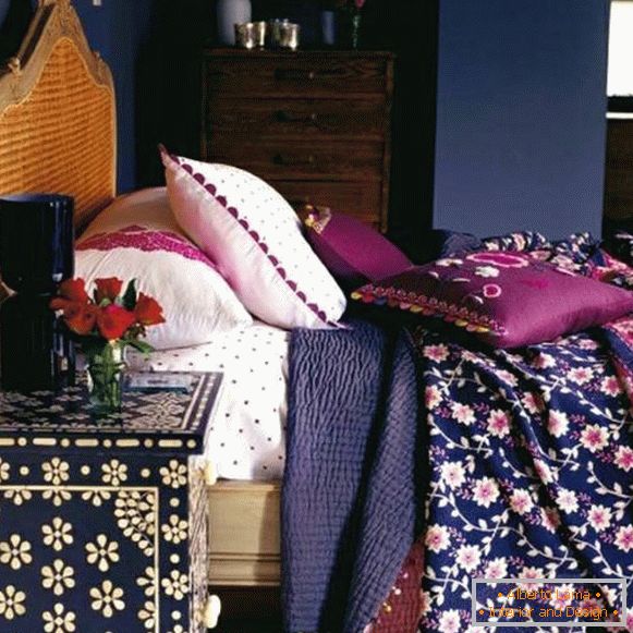 Оздоблення спальні у марокканському стилі